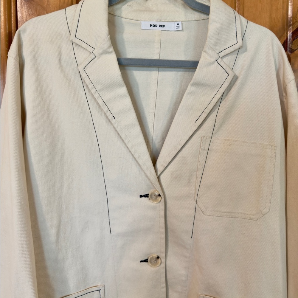 Mod Ref Cream Blazer - image 3